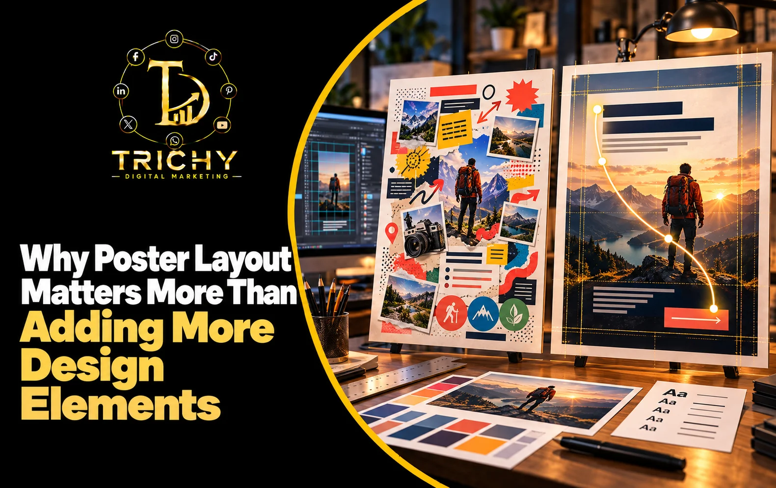 Why Poster Layout Matters More Than Adding More Design Elements